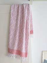 asciugamano rosso mattone