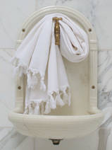 handdoek Baklava wit 90x60 cm