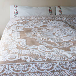Subcategory: bedspread with floral pattern