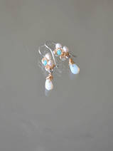 earrings Jasmine mini, turquoise
