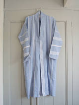 hammam bathrobe size XS/S, blue