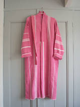 hammam bathrobe size XS/S, fuchsia
