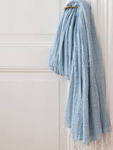 hammam towel double layered ocean blue