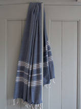 hammam towel navy blue
