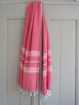 hammam towel fuchsia