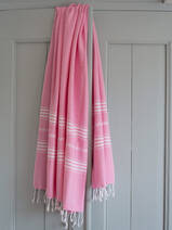 asciugamano hammam rosa sorbetto