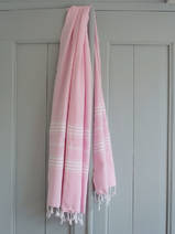 asciugamano hammam rosa
