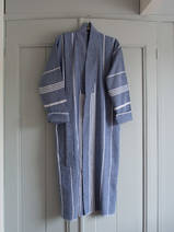 hamam badjas maat XS/S, marineblauw