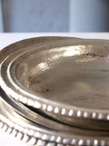 old plate of tinned copper 36-45cm