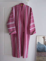 hammam bathrobe size M, cerise