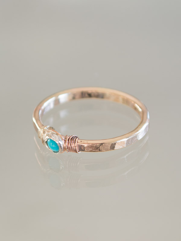 ring Petite turquoise 16,5 mm