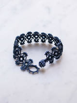crocheted bracelet Marguerite