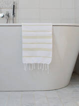 hammam towel white/linden
