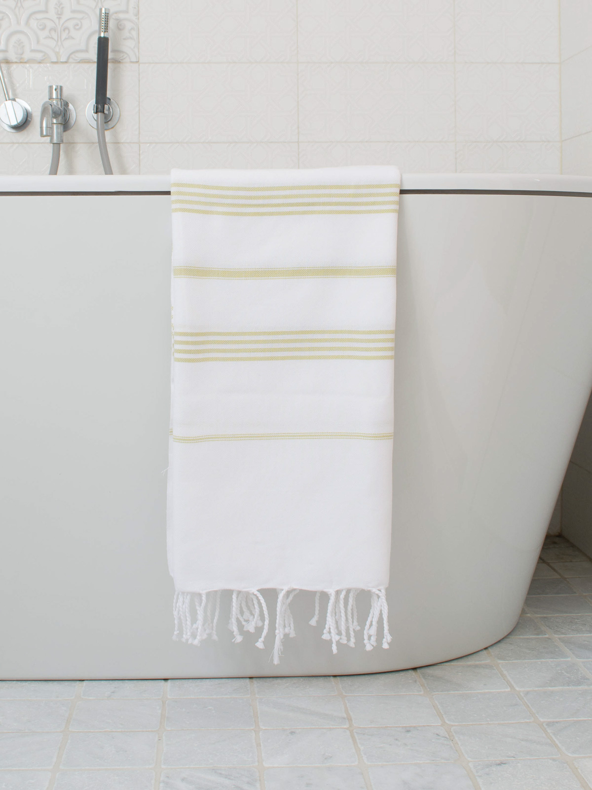 hammam towel white/linden