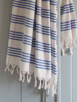 hammam towel checkered greek blue Large