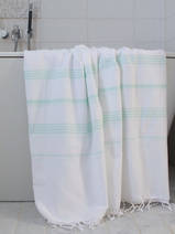 hammam towel white/mint