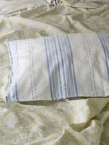 pillowcase,  greek blue stripes