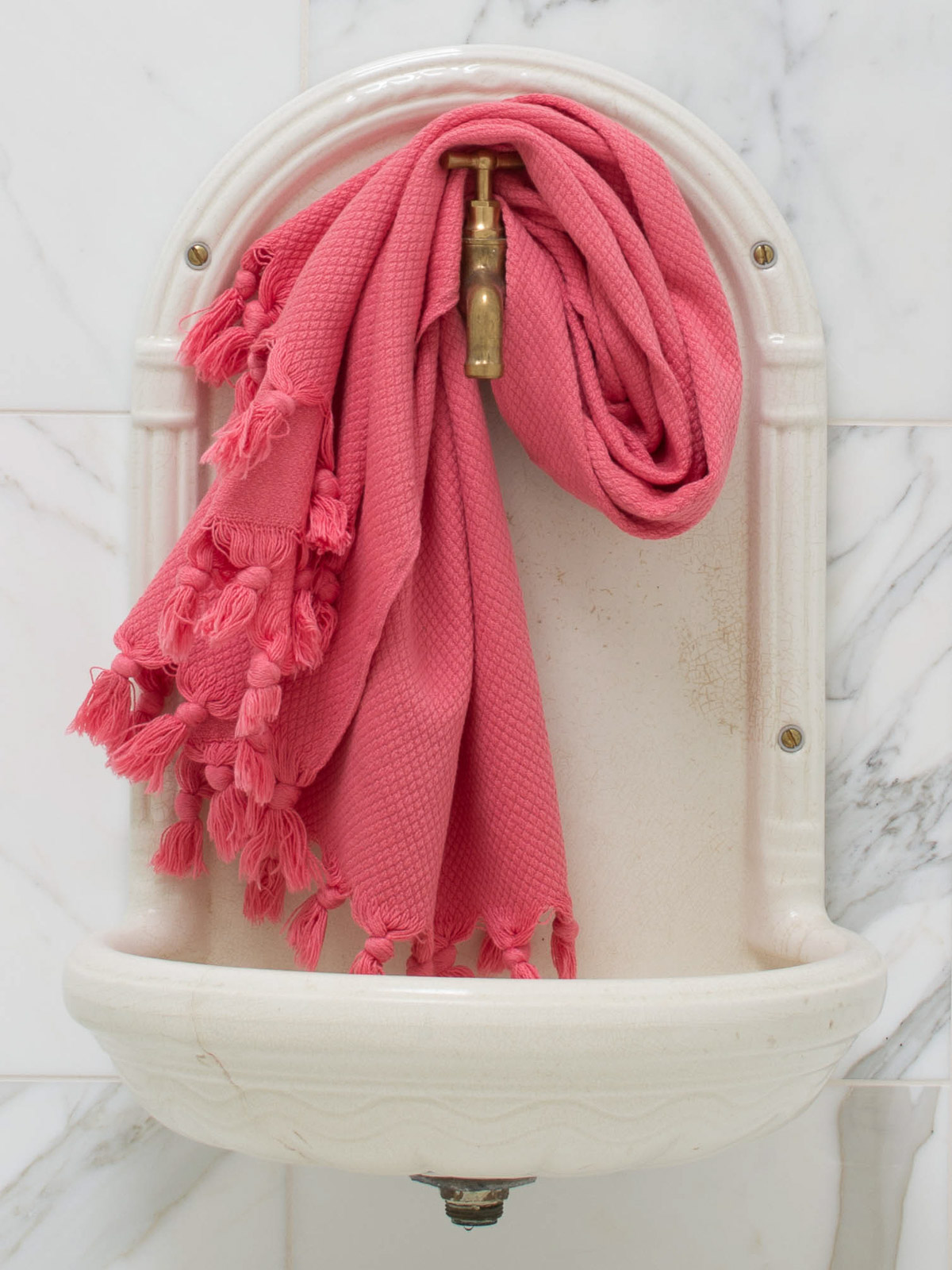 asciugamano Baklava rosa confetto 90x60 cm