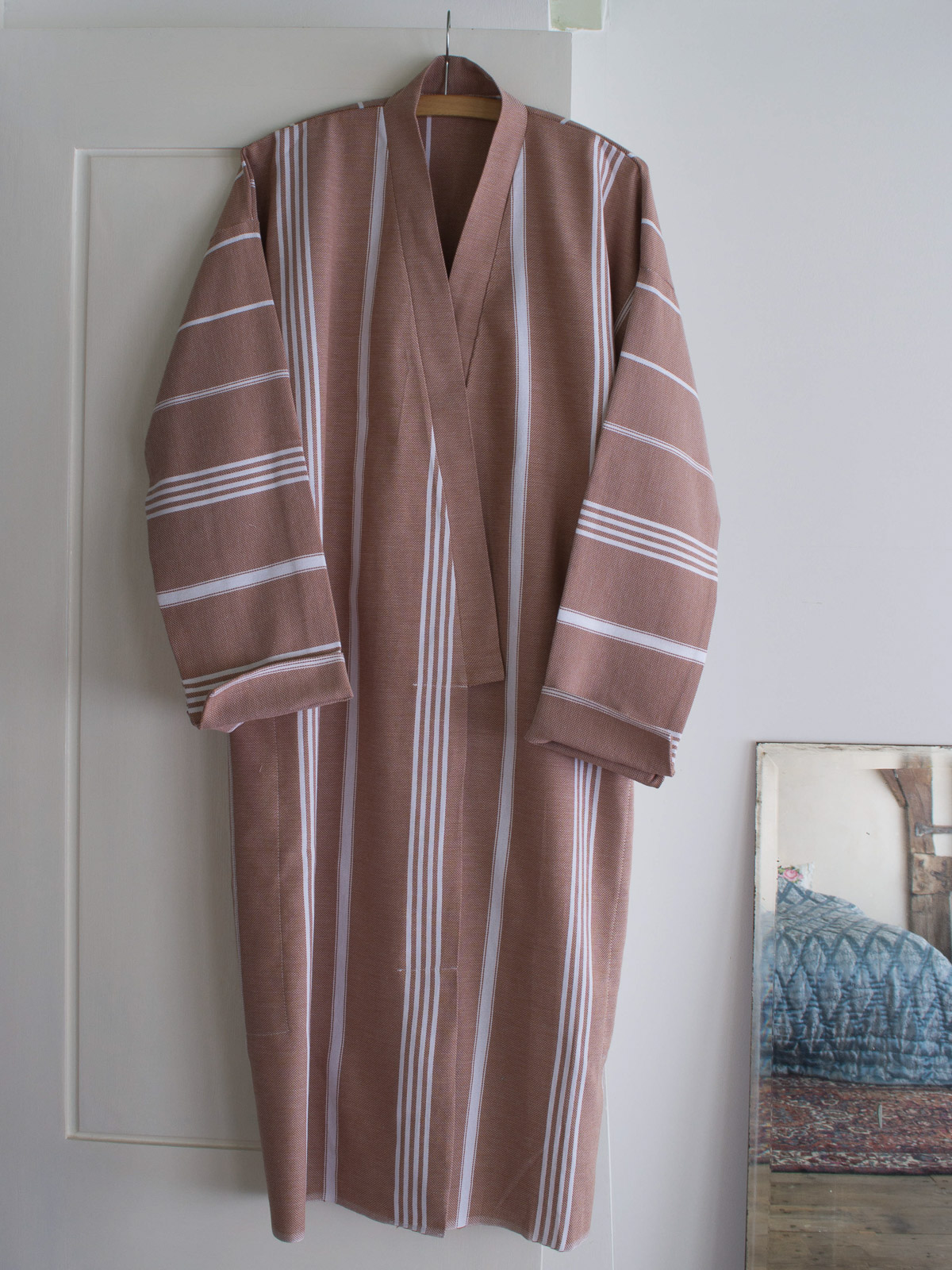 hammam bathrobe size M, brown
