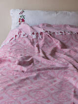 summer blanket tulip pink