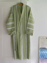 hammam bathrobe size M, moss-green