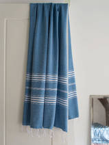 hammam towel ocean blue
