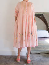 dress of pink cotton