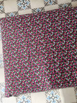 Lounge-Kissen 120x80 cm dunkelrosa Gänseblümchen