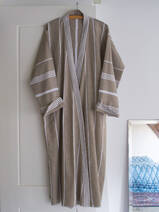 hammam bathrobe size L, olive green