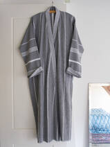 hammam bathrobe size L, dark grey