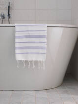hammam towel white/lilac