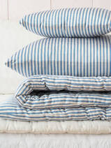 pillow 50x35 cm blue striped