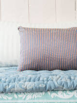 pillow 50x35 cm purple red striped
