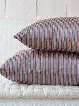pillow 70x35 cm purple red striped
