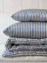 pillow 50x35 cm blue purple striped