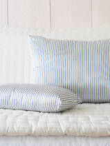 pillow 37x23 cm blue striped