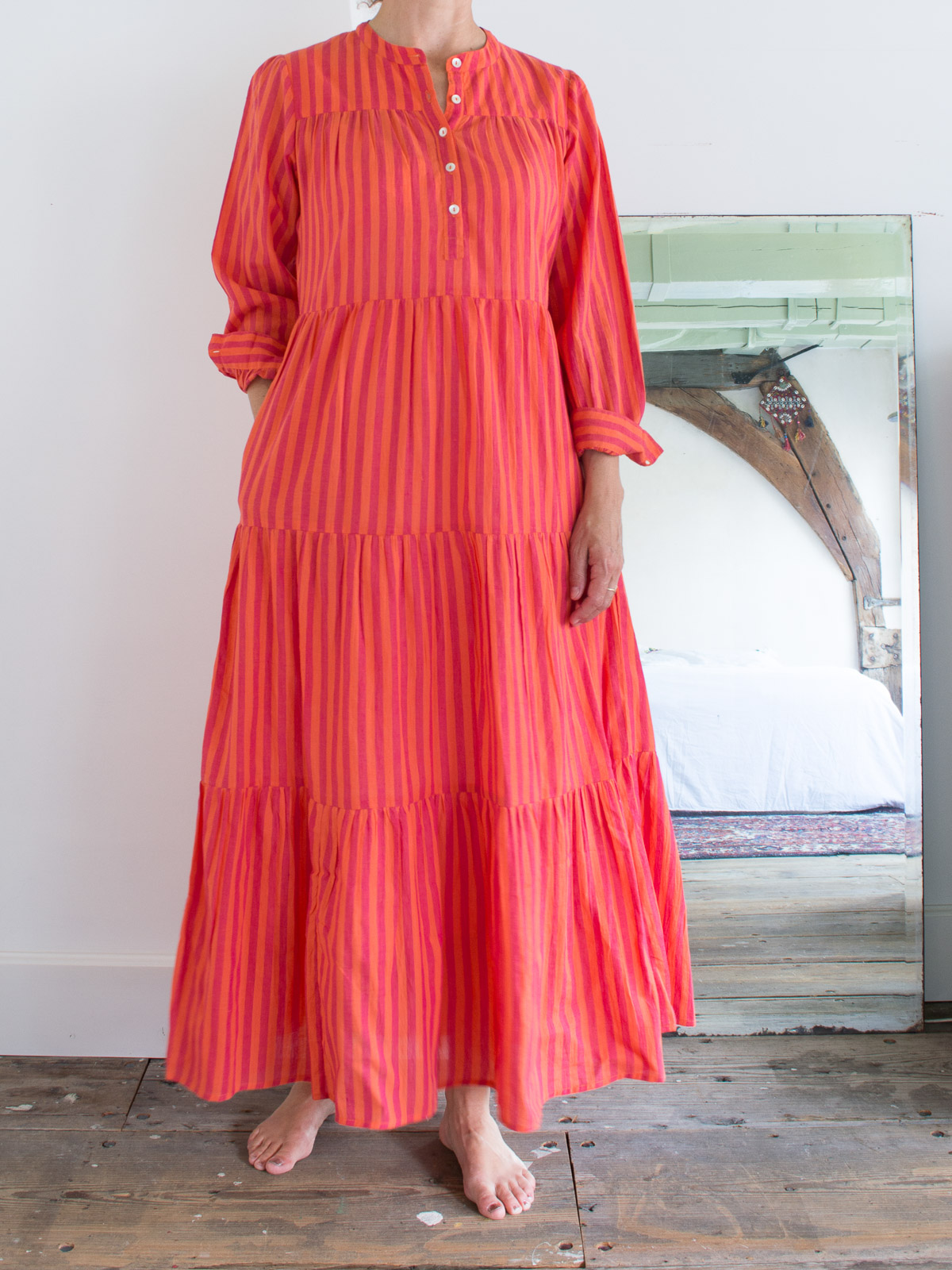 gestreepte zomerjurk - elegante, kleurrijke, comfortabele jurken - - Ottomania.nl | de officiële Ottomania