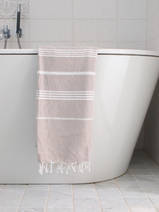 hammam towel grey-beige/white