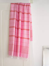 hammam towel sorbet/brick red