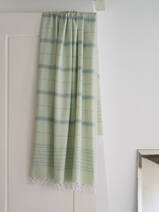 asciugamano hammam verde chiaro/grigio verde 170x100cm