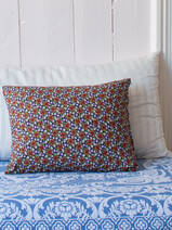 cushion 50x35 cm Brown hybiscus