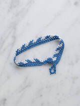 needle lace bracelet Stripes
