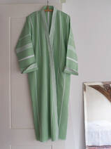 hammam bathrobe size XL, pistachio green
