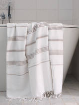 hammam towel white/grey-beige