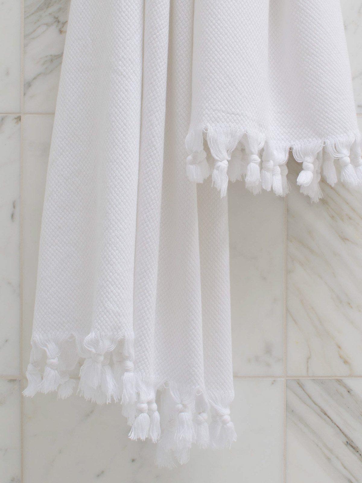 serviette Baklava blanc 200x140 cm