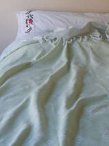 couvre-lit d'été vert clair