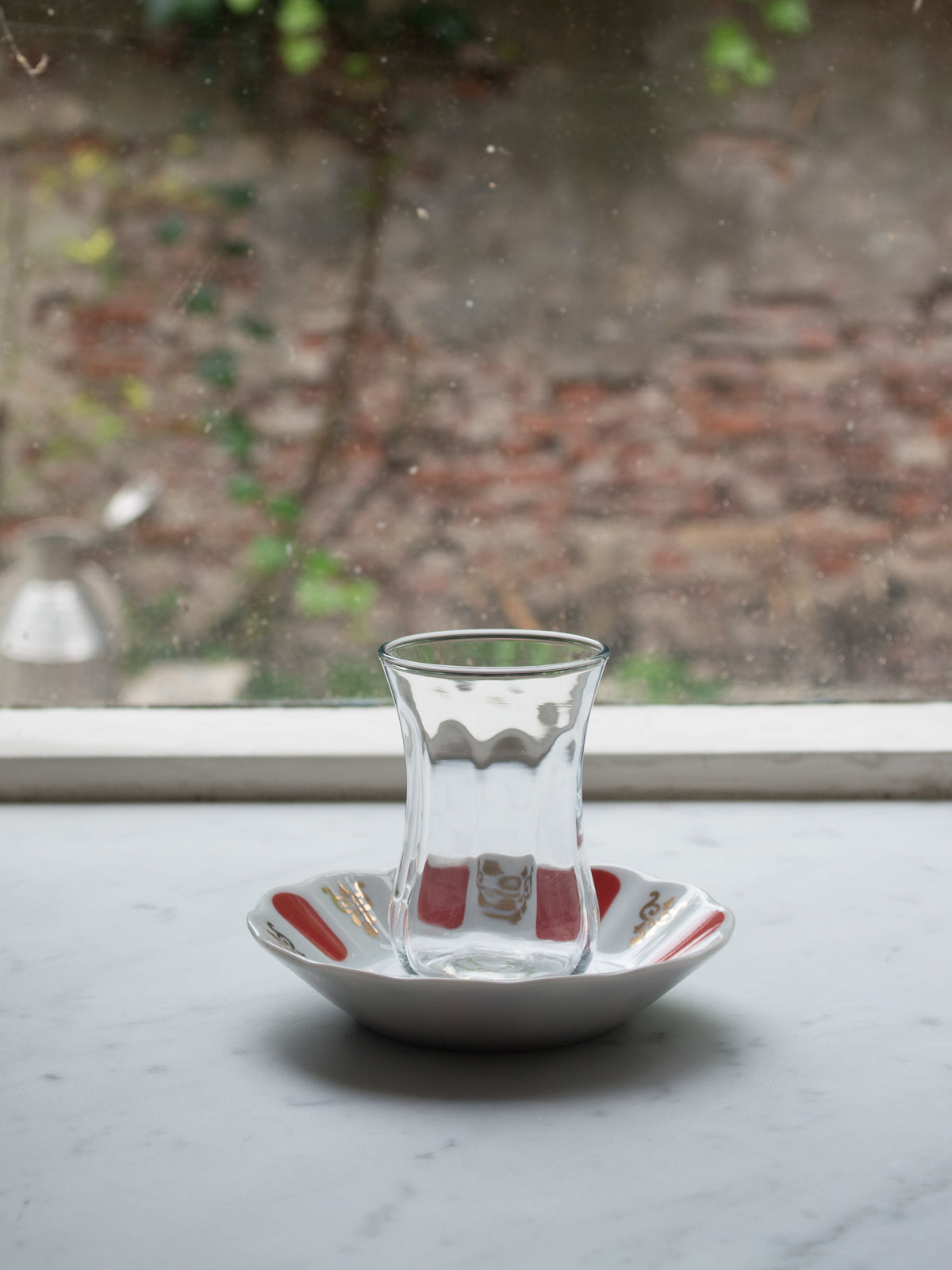 bicchieri a tulipano alti 7,5 cm, sfaccettato - Bicchieri da tè turchi -  vetreria